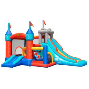 Dmuchany zamek GRYFA trampolina HappyHop dmuchawa OGROMNY PLAC ZABAW 13w1