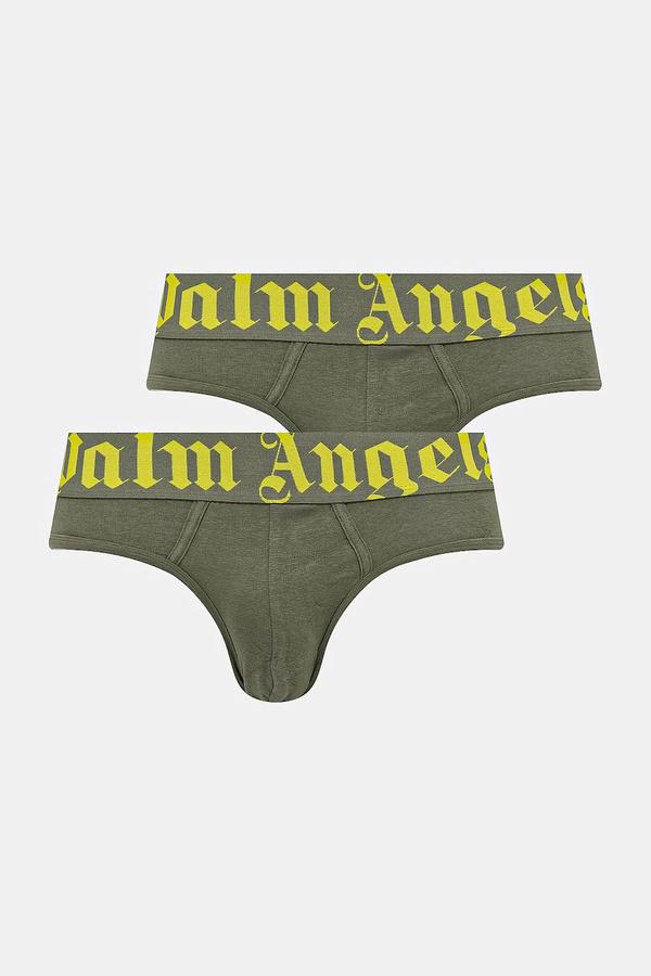 Palm Angels slipy męskie z bawełną 2-pack