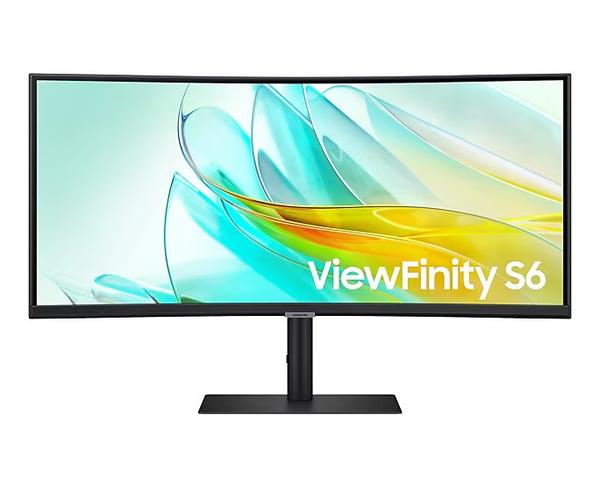 Samsung Monitor 34 cale ViewFinity S65UC VA 3440x1440 UWQHD 21:9 1xHDMI 1xDP 1xUSB-C 90W 3xUSB-A 5ms 100Hz HAS zakrzywiony głośniki 3Y OS LS34C652UAUX