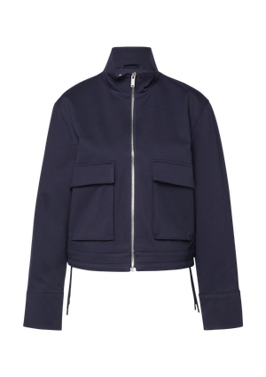 Bluza ze stójką z dżerseju typu interlock