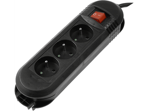 Lista zasilająca HAMA Comfort 3GN 1.5 m + włącznik Czarny P2223752