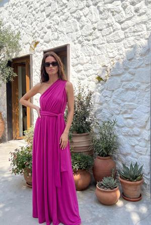 Sukienka infinity maxi Magenta Love