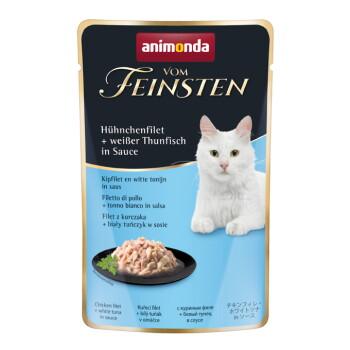 animonda Vom Feinsten mokra karma dla kota, Adult 18x50g z filetem z kurczaka i białym tuńczykiem