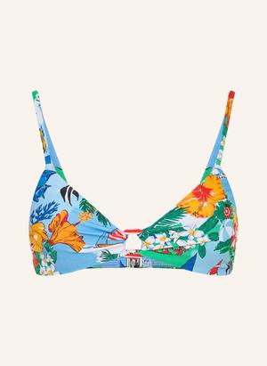 Seafolly Bralette Bikini Top Viva Vacation blau