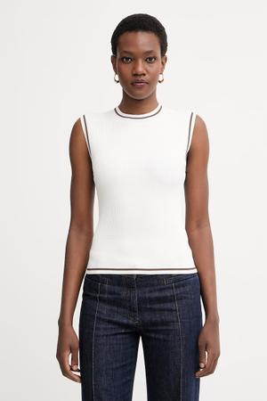 Armani Exchange top damski z wiskozy