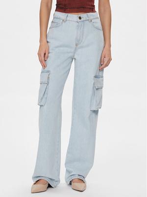 Pinko Jeansy Caty 102942 A1MV Błękitny Cargo Fit