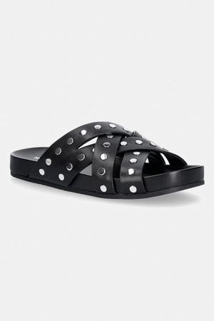 MICHAEL Michael Kors klapki damskie skórzane Irene Flat Sandal