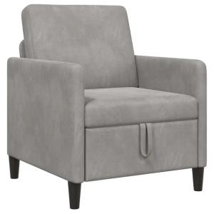 Sofa z miejscem do przechowywania jasnoszary 72 x 78 x 87 cm