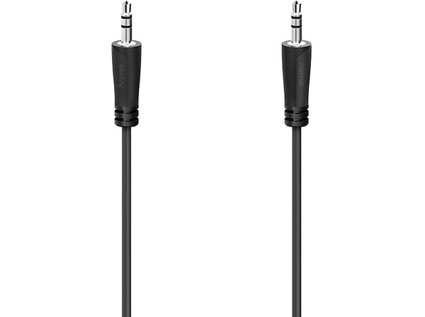 Kabel HAMA Jack 3.5 mm - 3,5 (wtyk wtyk) 0,5 m Czarny