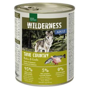 REAL NATURE WILDERNESS karma mokra dla psa, adult, True Country, kurczak i łosoś 6x800 g