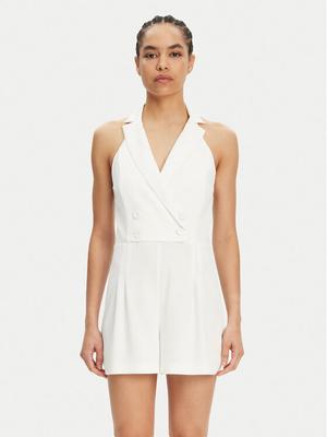 Patrizia Pepe Kombinezon 2T0088 A411 Biały Regular Fit