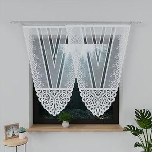 Firana panel żakardowy Urszula 140 x 100 cm biały