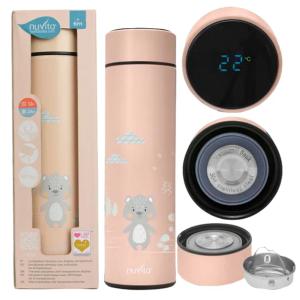 Termos dla Dzieci z CZUJNIKIEM TEMPERATURY LED Stalowy na Napoje 500ml