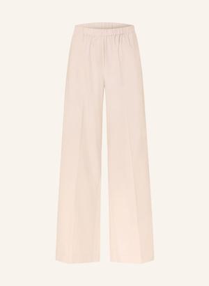 Antonelli Firenze Spodnie Z Materiału Typu Marlene beige