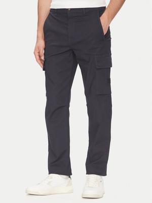 BOSS Spodnie materiałowe 50536882 Granatowy Regular Fit