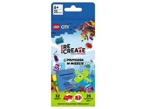 Książka LEGO Recreate. Karty wyzwań. Przygoda w mieście Wielokolorowy