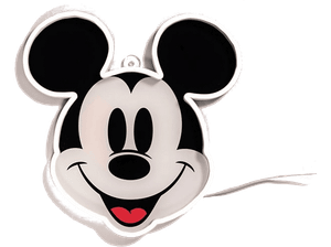 Neon YELLOWPOP Disney Mickey Printed Face Biało-czarny