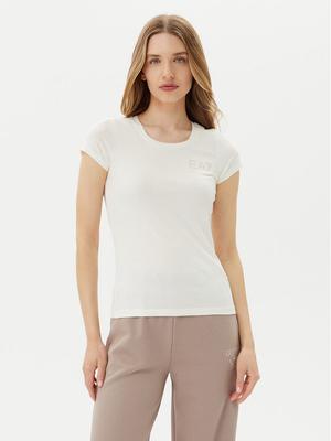 EA7 Emporio Armani T-Shirt 8NTT65 TJDQZ U0005 Biały Regular Fit