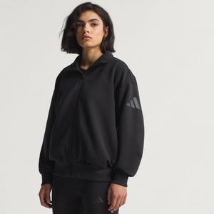 Luźna bluza Soft Lux z suwakiem na całej długości