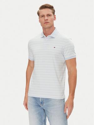 Tommy Hilfiger Polo MW0MW39994 Błękitny Regular Fit