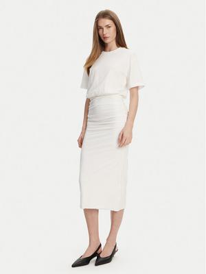 Marella Sukienka codzienna Ileana 2513621014 Biały Slim Fit