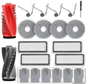 Duży zestaw akcesoriów do Roborock Qrevo Curv / EDGE / 5AE / 5V1 / S5V /5A1