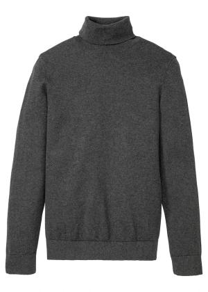 Sweter z golfem z kaszmirem