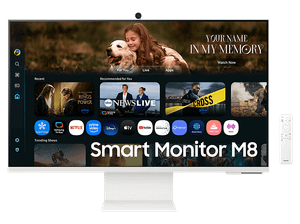 PRODUKT PO EKSPOZYCJI - Monitor SAMSUNG Smart M8 LS32FM801UUXDU 32 UHD 4K VA Tizen HDR10+ Biały
