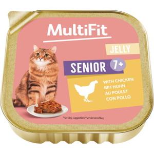 MultiFit Miska Senior Jelly Kurczak 64x100 g