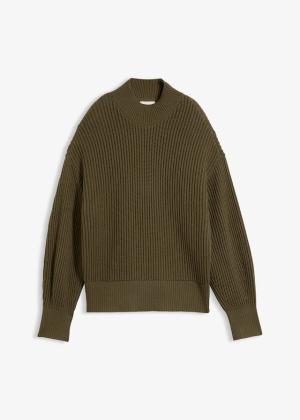 Sweter oversize z czystej bawełny