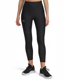 UNDER ARMOUR legginsy damskie spodnie treningowe czarne (L)