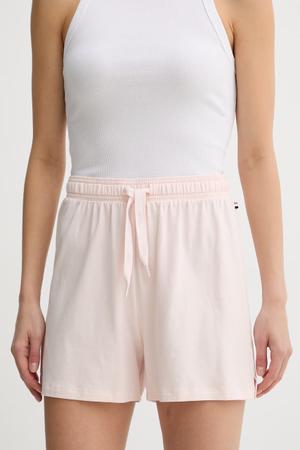 BOSS szorty dresowe damskie bawełniane z elastanem CI_Shorts CW
