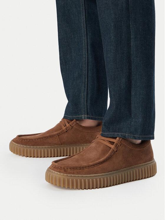 Clarks Półbuty Torhill Lo 26187376 Brązowy