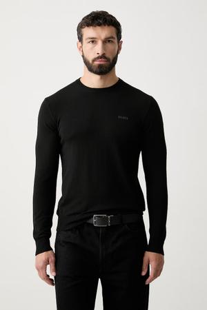 Guess sweter męski z dodatkiem jedwabiu MARCOS