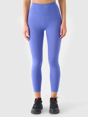 4F legginsy 7/8 z wysokim stanem i wykończeniem szybkoschnącym 4FWAW25TFTIF361 granatowe (XL)