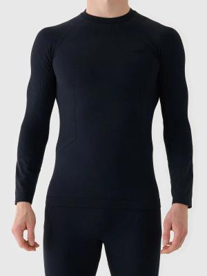 4F bezszwowa bielizna narciarska męska termoaktywna longsleeve 4FWAW25USEAM233 czarny (XXL/3XL)