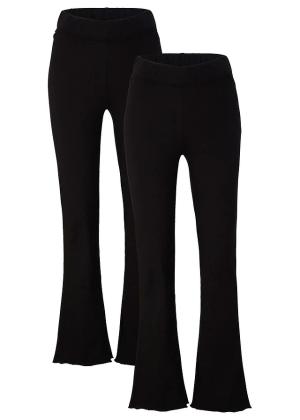 Legginsy z poszerzanymi nogawkami (2 pary)