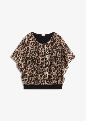 Bluzka tunikowa z szyfonu