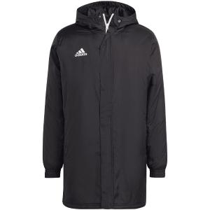 ADIDAS kurtka męska długa z kaputrem sportowa Entrada IB6076 czarna (XL)