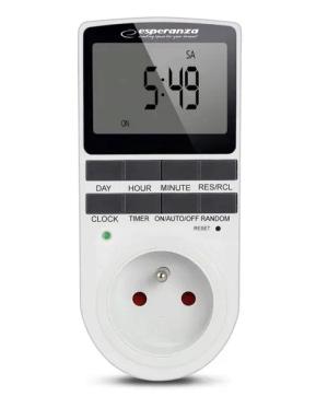 PROGRAMATOR CZASOWY WŁĄCZNIK WYŁĄCZNIK LCD CYFROWY TIMER HARMONOGRAM