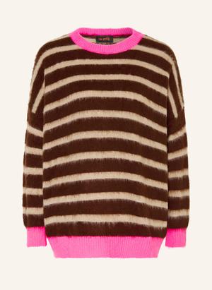 Miss Goodlife Sweter Z Alpaki braun