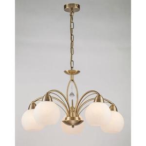Lampa wisząca 5-płomienna Vanity patyna