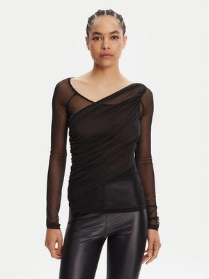 Versace Jeans Couture Bluzka 78HAH600 Czarny Slim Fit