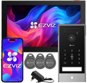 Wideodomofon EZVIZ HP7 PRO Furtka Brama Rozpoznanie Dłoni Szyfrator 2-WIRE