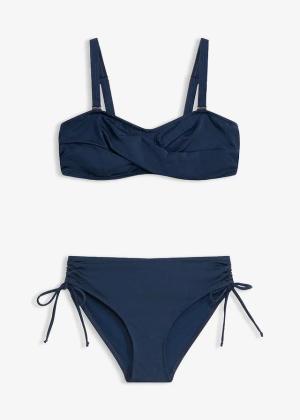 Bikini balkonetka (2 części) z połyskującego materiału