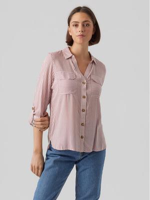 Vero Moda Koszula Bumpy 10275283 Różowy Regular Fit