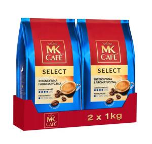 Kawa ziarnista mieszana MK Cafe Select 2x1kg