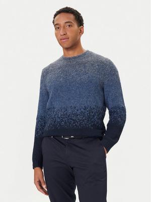 Guess Sweter M5BR39 Z0932 Niebieski Regular Fit