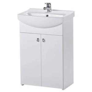 Zestaw Bianco Cersania 60 biała new DSM (szafka + umywalka)