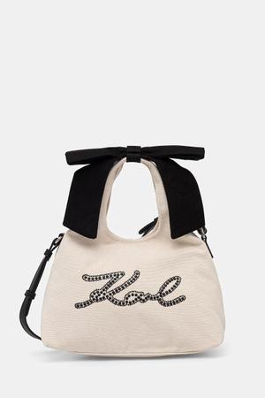 Karl Lagerfeld torebka crossbody damska bawełniana K/SIGNATURE